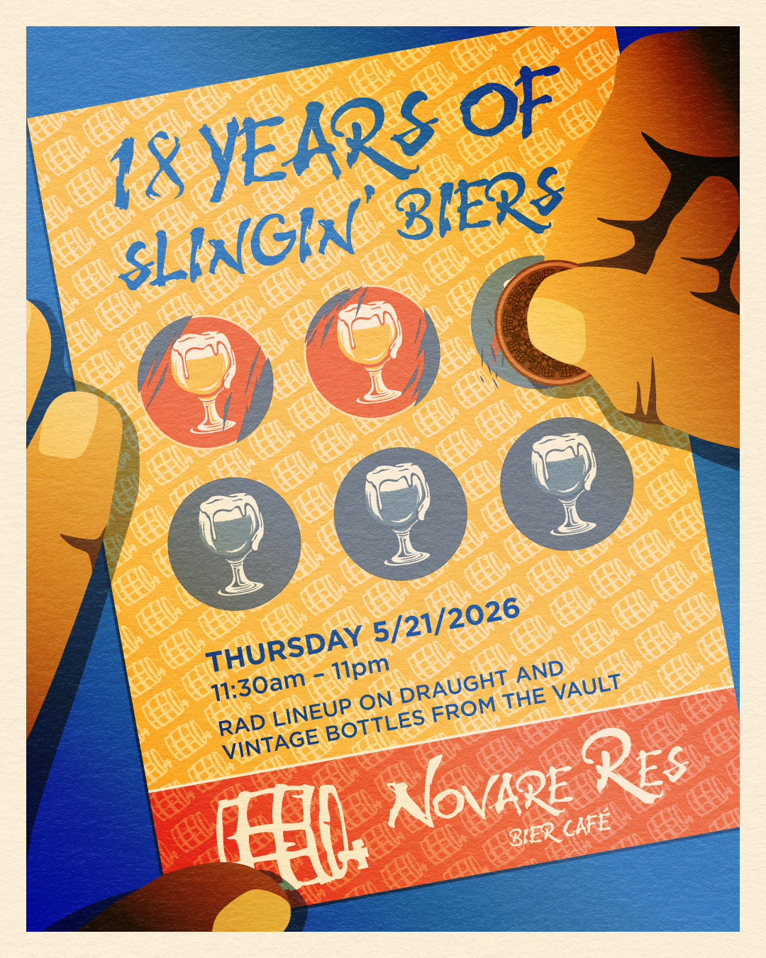 Novare Res – 18 Years of Slingin' Biers – May 21, 2026
